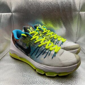 Size 12 Nike KD 8 N7 Multicolor Mens Low Top Lace-Up Athletic Sneaker 811363-123